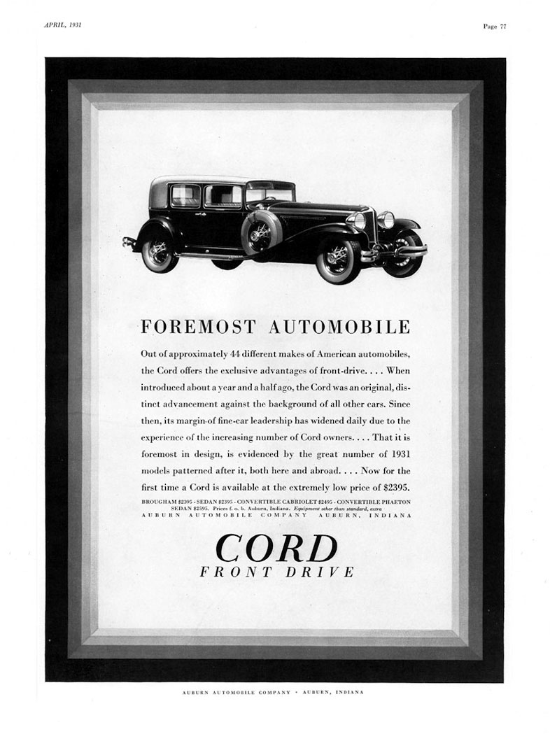 1931 Cord 9